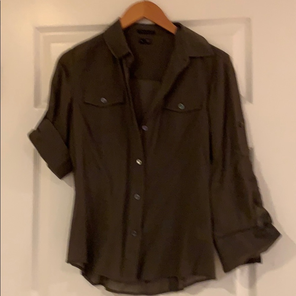 Theory Button Down Top - image 1